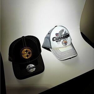 Pittsburgh Steelers, Reebok/New Era, SMALL-MEDIUM, Black/Yellow; Grey/White